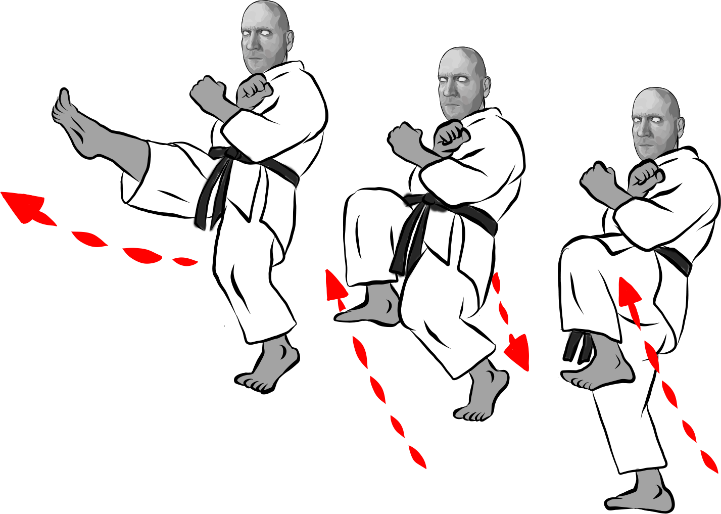 Mae-tobi geri (Front (jumping/flying) kick)